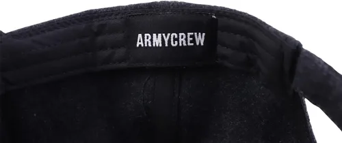 Miniatura 4 de Gorra de béisbol estructurada de mezcla de lana Melton XXL de gran tamaño de 5 paneles