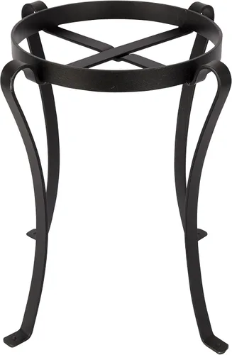 Miniatura 9 de Achla Designs Soporte para macetas de patio, 8 pulgadas de alto, color negro