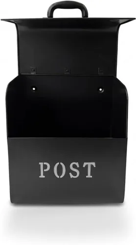 Miniatura 5 de NACH CJ - Buzón grande con acabado en polvo, buzones de montaje en pared para exteriores, buzón de metal resistente al óxido para paquetes, 11.5 x