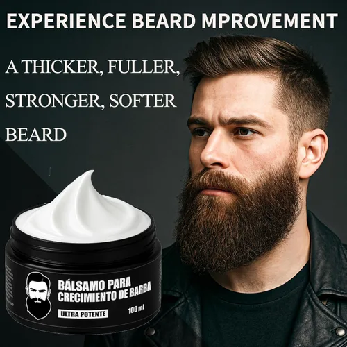 Miniatura 2 de Estimulante de Barba, Bálsamo Para Crecimiento De Barba Ultra Potente, Crema Para Barba, Beard Growth Balm, Para una Barba y Cabello Más Gruesos