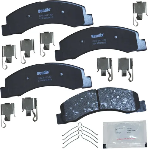 Miniatura 208 de Pastillas de freno delanteras cerámicas Bendix Priority1 CFC2302 para Hyundai Elantra 2021, Sonata 2022-2020, Kia K5 2023-2021