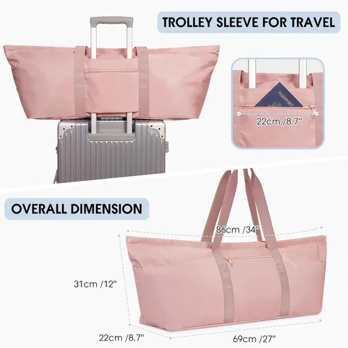 Miniatura 4 de Bolsa grande para esterilla de yoga con compartimento para zapatos y bolsillo impermeable, bolsa de gimnasio para pilates con soporte para esterilla