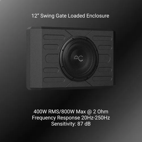 Miniatura 2 de Stinger Ford Bronco (2021+) - Caja de subwoofer montada en la puerta oscilante de 800 W de 12 pulgadas, subcaja compacta sellada para añadir graves
