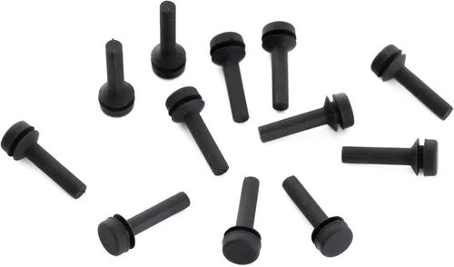 Allstare Paquete de 12 patas de goma de rejilla WB02X24790 para piezas de estufa GE, parachoques de rejilla de goma para estufas GE, piezas de