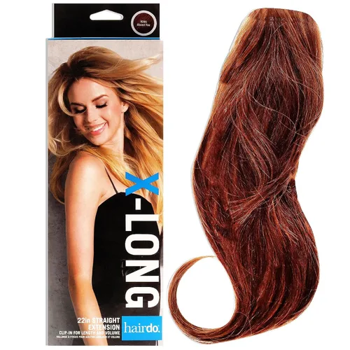 Miniatura 4 de Hairuwear HairDo - Extensión de cabello lacio de 22 pulgadas con mantequilla ButteRojo Toast