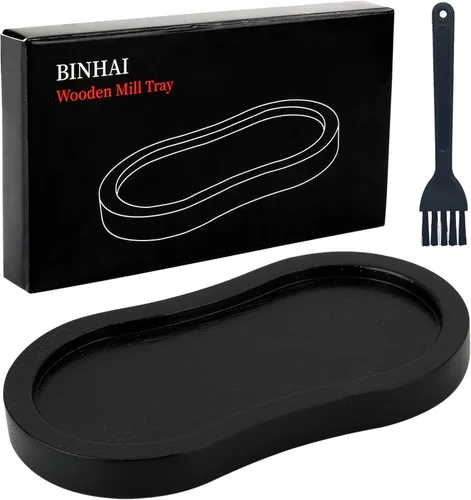Miniatura 15 de Juego de molinillo de pimienta de madera Kit de molinillo de pimienta Manual Molinillos sólidos con molinillos de cerámica ajustables fuertes