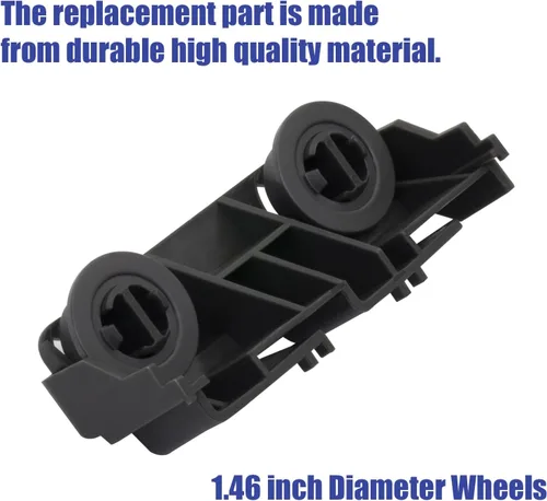 Miniatura 7 de WD28X27241 GE - Kit de soporte y rodillo para lavavajillas GE montaje de ruedas inferiores intercambiables con el lado izquierdo y derecho