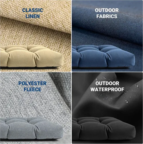 Miniatura 2 de Cojines de banco personalizados para muebles de interior/exterior, cojines de banco copetudos para alféizar de ventana, piano/columpio de porche