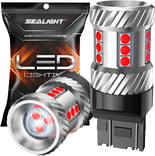 Miniatura 20 de SEALIGHT Bombilla LED 7440 7443, 6000K blanco brillante 3000LM para 7441 992 T20 W21W 7444 bombillas LED de repuesto para luces de marcha atrás