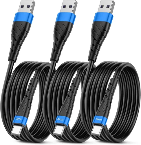 Miniatura 10 de Cable de carga corto con certificación MFi para iPhone, paquete de 3 unidades de 1 pie, 12 pulgadas para cable de carga Lightning, cable de datos