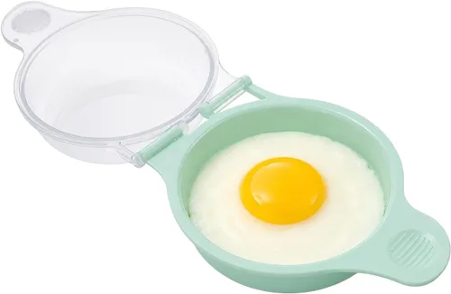 Cocedor de huevos para microondas para sándwiches y tortillas, escalfador de huevos en microondas sin BPA, máquina para hacer huevos fritos, máquina