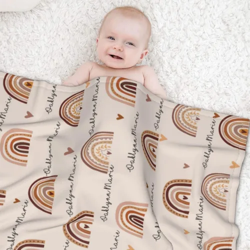 Miniatura 3 de Mantas de bebé personalizadas para niños y niñas, regalos personalizados para bebés, mantas de bebé personalizadas para niñas y niños, artículos