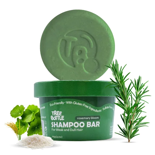 Miniatura 10 de Tree Bottle Barra de champú 3 en 1 de aceite de argán + extracto de bambú para hombres, para cabello, barba y cuerpo, limpieza profunda, nutrición