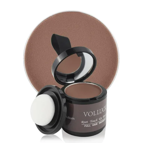 Miniatura 27 de Polvo de retoque de raíz, polvo instantáneo para la línea del cabello para áreas delgadas y cobertura de cabello gris, cobertura de raíz natural