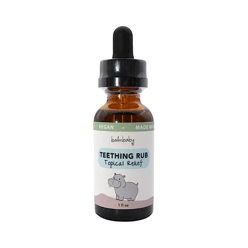 Miniatura 6 de Bálsamo para la dentición del bebé - Ayuda natural para aliviar la dentición del bebé con manzanilla y clavo de olor, vegano, sin OMG, suave