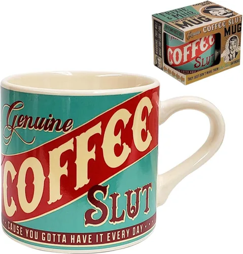 Trixie and Milo Tazas de café: tazas de café de estilo vintage con humor combinado. Gran idea de regalo para hombres, mujeres y cualquier amante del