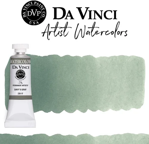 Miniatura 97 de DA VINCI PAINTS Pintura Acuarela Profesional para Artistas, Alizarin Crimson (Quinacridone), 37ml Índigo