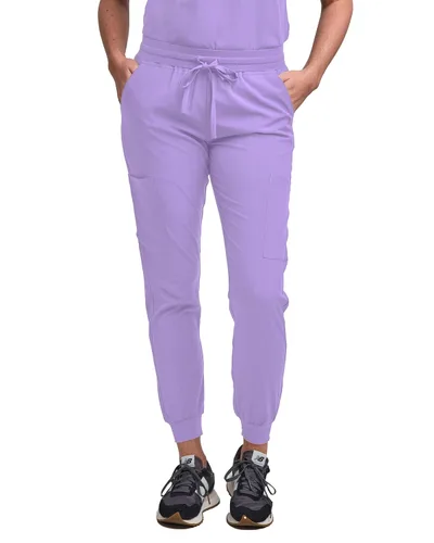 Miniatura 98 de Green Town Conjunto de ropa quirúrgica para mujer, pantalón deportivo y parte superior con cuello en V, 5 bolsillos, cintura de yoga, uniforme
