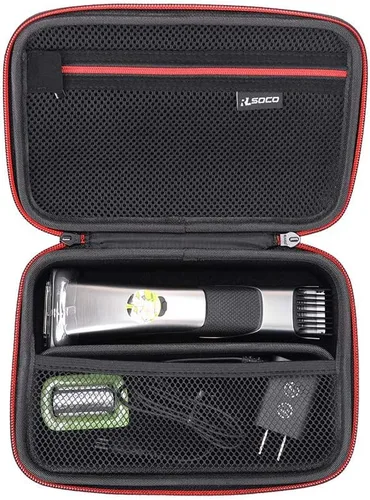 Miniatura 6 de RLSOCO Funda de transporte para Philips Bodygroom Series 7000 BG7040/42, BG7030/49, BG2039/42 y Nosetrimmer 3000 NT3600/4 (solo funda)