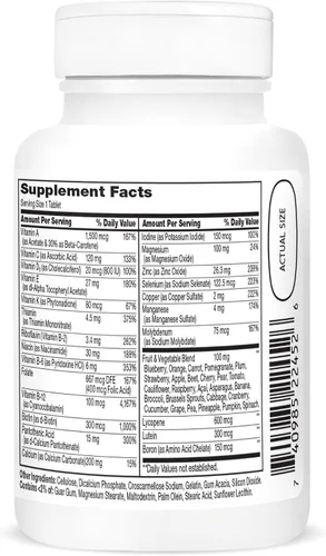 Miniatura 8 de 21st Century Wellify - Multivitaminas con minerales para hombre, más de 50 unidades, 65