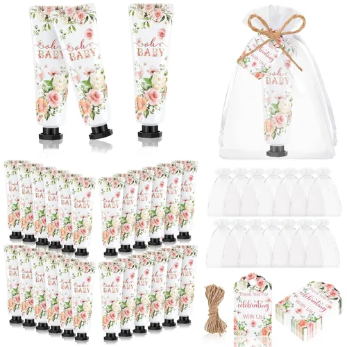 Miniatura 15 de 48 juegos/144 piezas de crema de manos para baby shower, regalos de fiesta para invitados, regalos de novia, boda, agradecimiento, mini juego