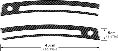 Miniatura 2 de AIRSPEED Cubierta de marco de ventilación para Subaru BRZ Toyota GR86 2021 2022 Centro de salida desempañada, cubierta del panel de salpicadero