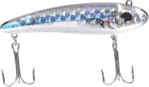 Bomber Señuelos Mullet de hundimiento lento/señuelo de pesca de agua salada para caminar - Excelente para truchas moteadas, peces rojos, luchadores