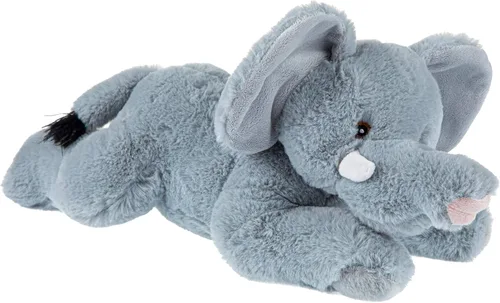 Miniatura 5 de Wild Republic EcoKins Elefante Africano Animal de Peluche de 12 pulgadas, regalos ecológicos para niños, juguete de peluche, hecho a mano con 16