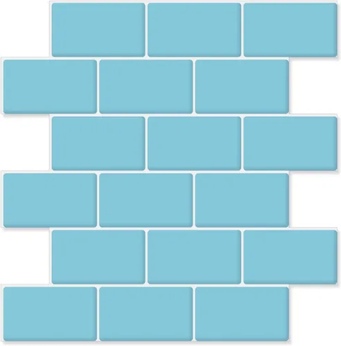 Miniatura 9 de STICKGOO - Azulejos de metro blancos para despegar y pegar, azulejos adhesivos para cocina (paquete de 1, diseño más grueso)