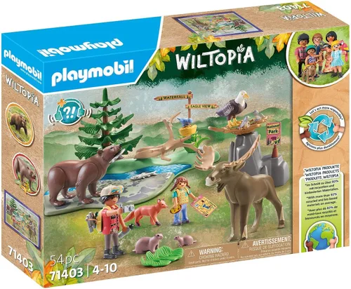 Miniatura 3 de PLAYMOBIL Wiltopia 71403 Excursión a los Animales de América, Juguetes Sostenibles, desde 4 años