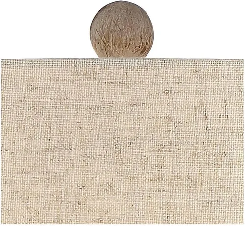 Miniatura 9 de Regency Hill Patsy Country Cottage - Juego de 2 lámparas de mesa tradicionales de 26.5 pulgadas de alto, tela lavada beige, pantalla cónica
