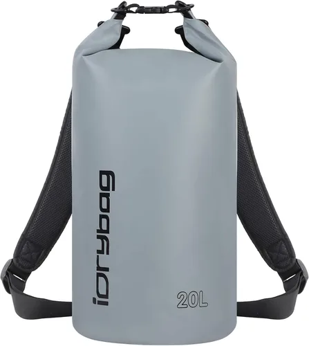 Miniatura 15 de IDRYBAG Bolsa seca para kayak impermeable 2L/5L/10L/15L/20L, pequeña bolsa impermeable para navegación