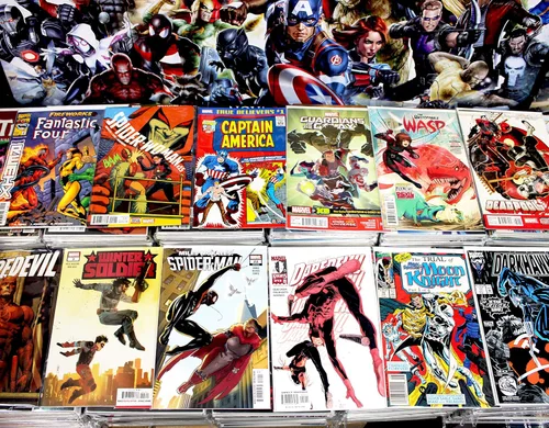 Miniatura 6 de Paquete de Regalo de Libros de Cómics Premium - Colección de 24 - SOLO MARVEL - Bolsa de Ataque de Cómics de Superhéroes