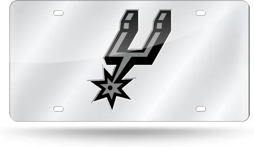 Miniatura 35 de Rico Industries Placa de matrícula metálica con incrustaciones láser de la NBA