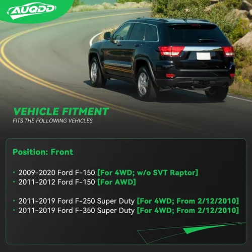 Miniatura 3 de AUQDD 2 piezas K750362 (para modelos 4WD/AWD) Enlace estabilizador de barra antirrollido frontal compatible con Ford F-150 2009-2020 (sin Raptor)