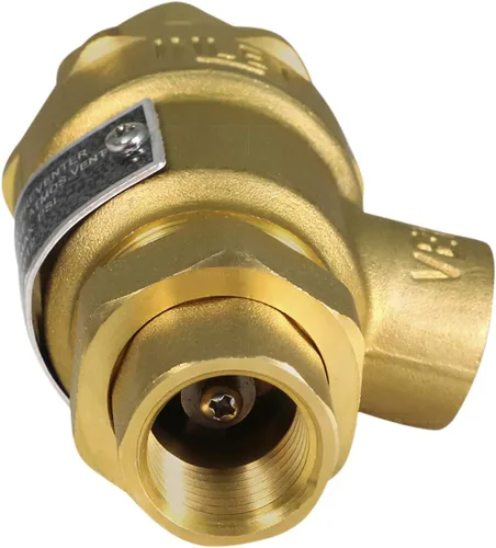 Miniatura 2 de Midline Valve 190U012 Válvula de prevención de reflujo para aplicaciones de calefacción hidrónica; Conexiones FIP de 1/2 pulg; Hierro fundido