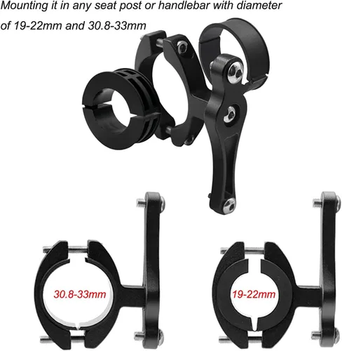 Miniatura 3 de Soporte para botella de agua Platt, para bicicleta, de aleación de aluminio, para manillar/poste de asiento, para bicicletas de carretera, MTB