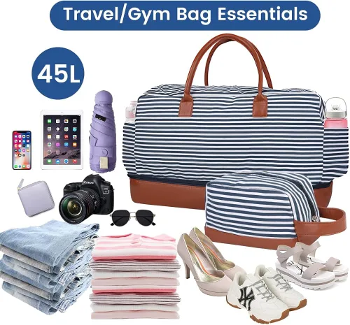 Miniatura 7 de Bolsa de lona para mujereshombres, bolsas deportivas de gimnasio