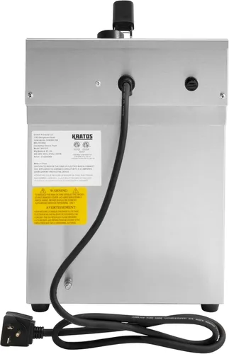 Miniatura 5 de Kratos Freidora eléctrica comercial para encimera Freidora de un solo tanque de capacidad de 15 libras Con cesta de freír Certificado ETL