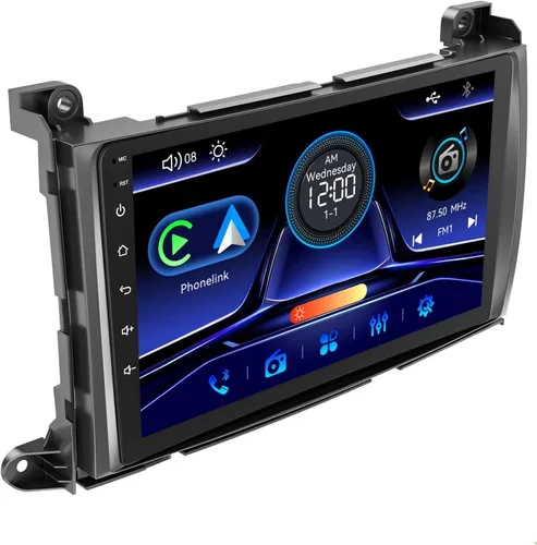 Miniatura 11 de Estéreo de radio de coche para Toyota RAV4 2007-2012 sin sistema de sonido JBLB, compatible con Carplay inalámbrico/Android Auto/Mirrorlink