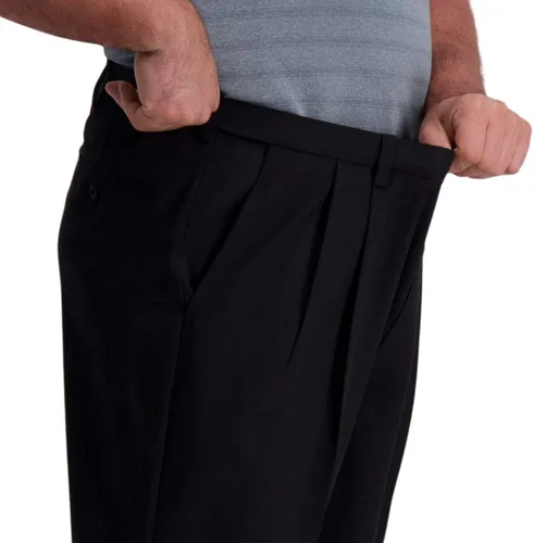 Miniatura 4 de Haggar Men's Cool Right Performance Flex Classic Fit Pleat Front Pant-Reg. and Big & Tall Sizes