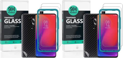 Miniatura 8 de Ibywind Protector de pantalla para Xiaomi Mi 9T/Redmi K20/K20 Pro, con 2 piezas de vidrio templado, 1 protector de lente de cámara, 1 película