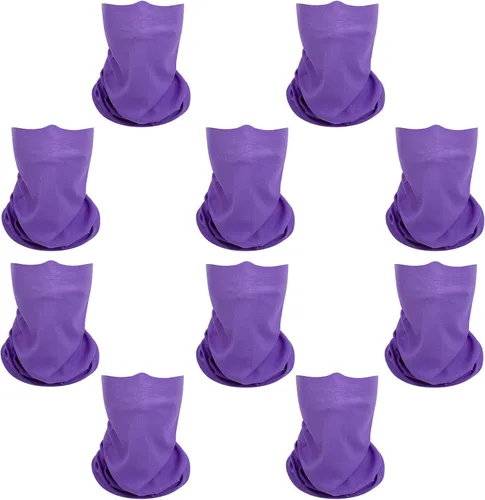 Miniatura 17 de Mascarillas de Polaina para el Cuello, Bufanda en Tubo, Bandanas Sin Costuras, Pañuelos para el Rostro, Cubierta Multiusos para la Cabeza