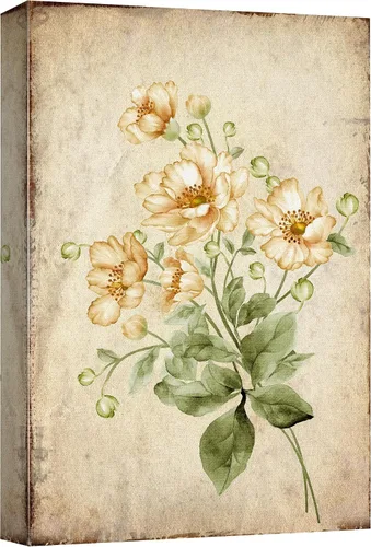 Miniatura 76 de SIGNFORD Lienzo impreso para pared, acuarela, floral, retro, abstracto, naturaleza, desierto, ilustraciones florales botánicas, arte moderno