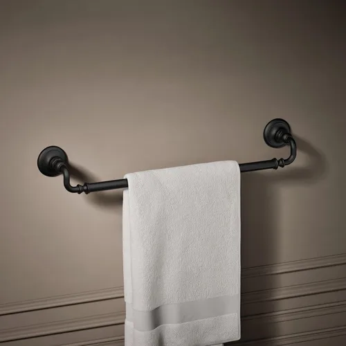 Miniatura 2 de Kohler 72568-BL Artifacts® - Toallero (24 pulgadas), color negro mate