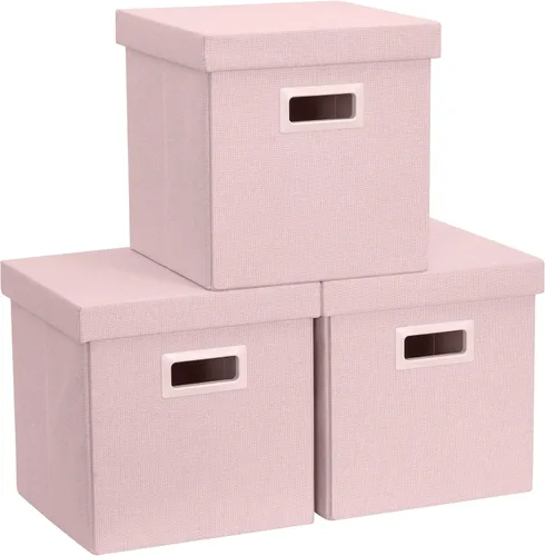 Miniatura 11 de DECOMOMO Contenedores de almacenamiento para estantes, contenedores de tela resistente para armarios y estantes, almacenamiento de juguetes, ropa