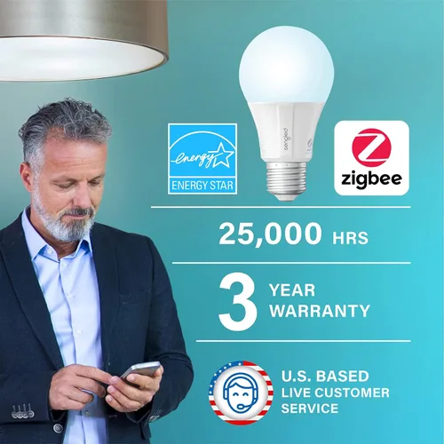 Miniatura 2 de Sengled - Bombillas inteligentes Zigbee, requiere un concentrador inteligente, funciona con SmartThings y Echo con concentrador incorporado, control