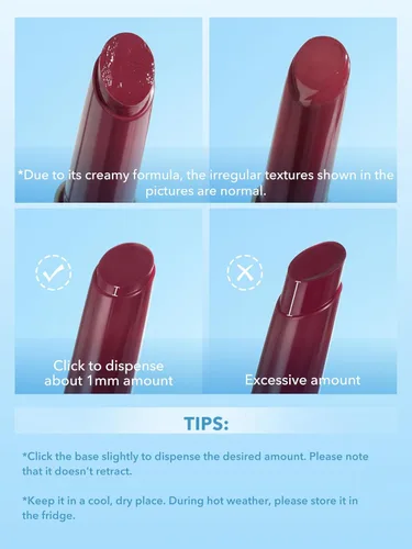 Miniatura 5 de SHEGLAM PoutPerfect - Lápiz labial sólido hidratante no pegajoso con aceite de coco, temporada de bayas