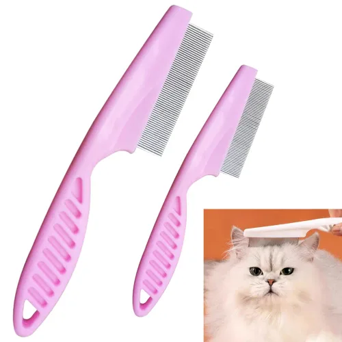 Miniatura 11 de Peine multifuncional para el pelo de mascotas, peine mágico para mascotas, peine para el aseo, peine para eliminar manchas y desgarros, peine de Azul