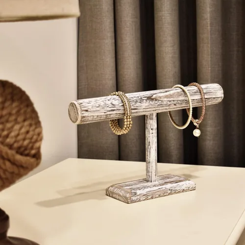 Miniatura 7 de Ikee Design Soporte de exhibición de madera para pulsera, soporte de almacenamiento de joyas de madera para exhibición de tiendas, vitrinas